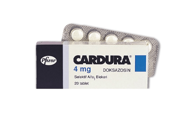 CARDURA 4 MG 20 TABLET
